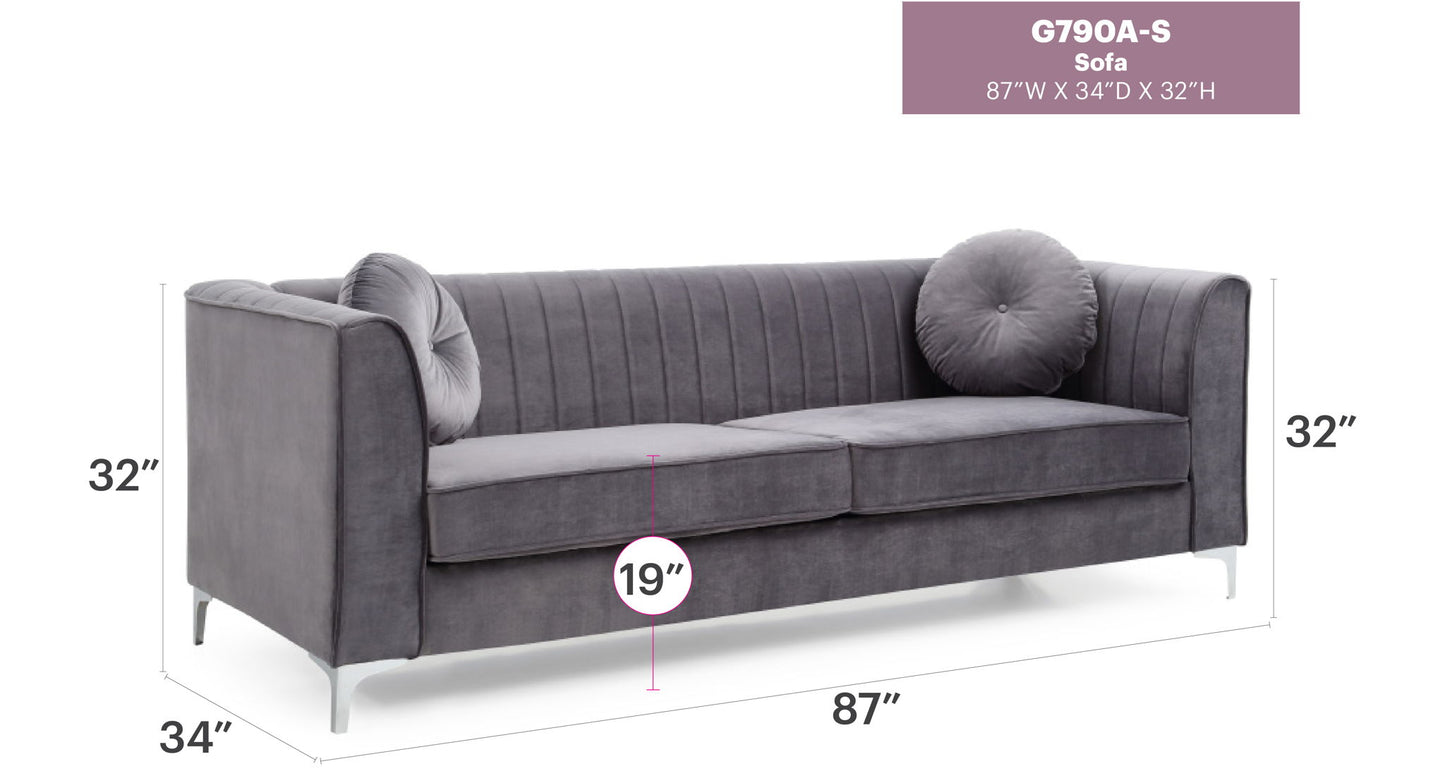 Delray - Micro Suede Sofa Glory Furniture