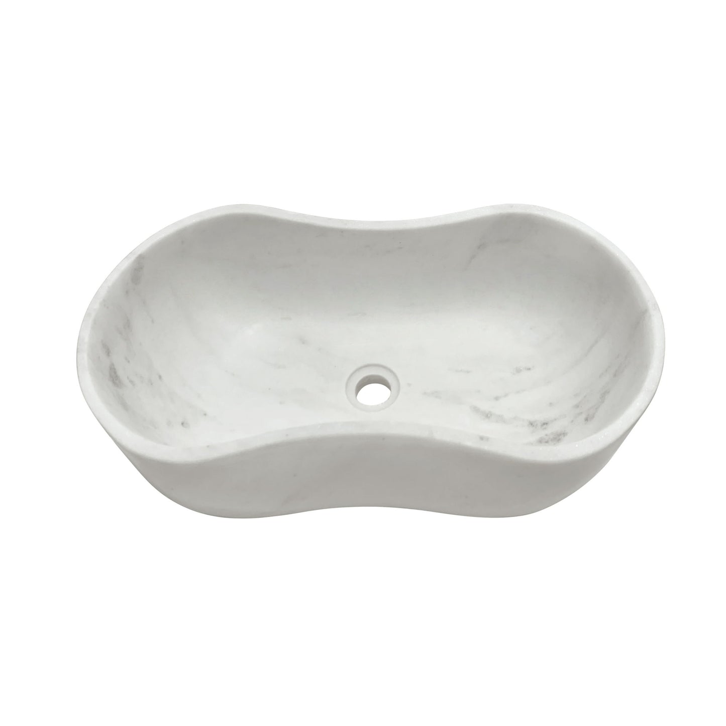 Bathroom Vessel Sink With Wavy Design Daily Nest
