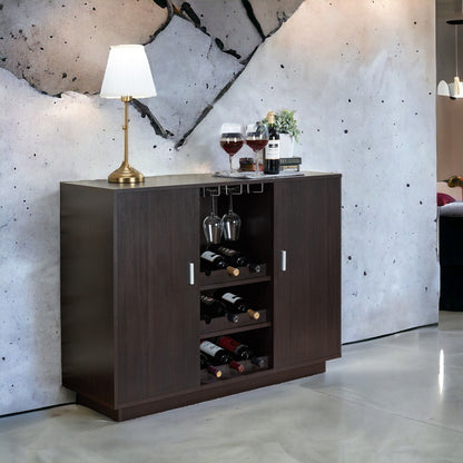 Hazen - Wine Cabinet II - Espresso Acme