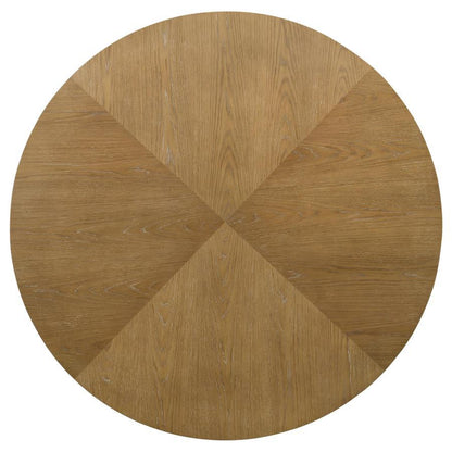 Danvers - Round Wood Dining Table - Brown Oak Coaster Fine Furniture