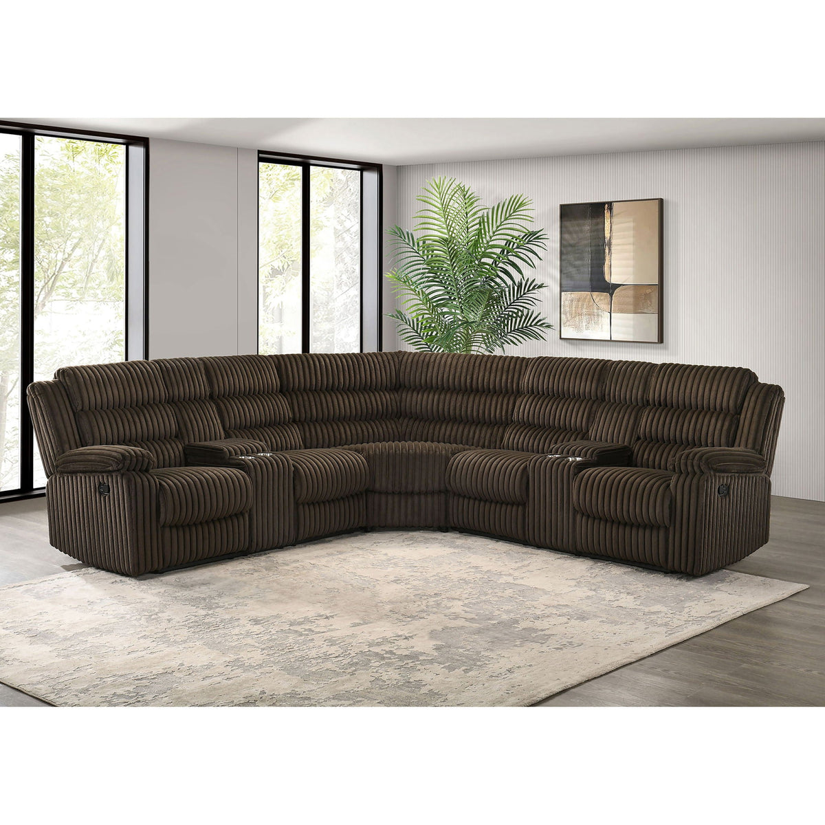 Kendra - Reclining Sectional Sofa Furniture Max