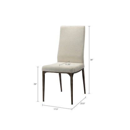 Captiva - Dining Side Chair With Upholstery (Set of 2) - Cream JLA