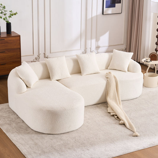 Combined Sofa With 4 Pillows Home Essentials