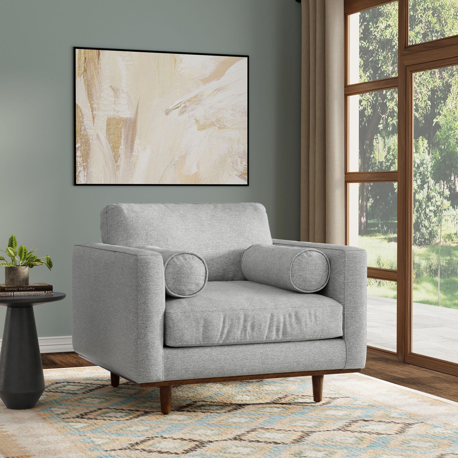 Morrison - Wide Arm Chair Simpli-Home