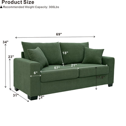 2 Seater Sofa For Living Room Home Essentials
