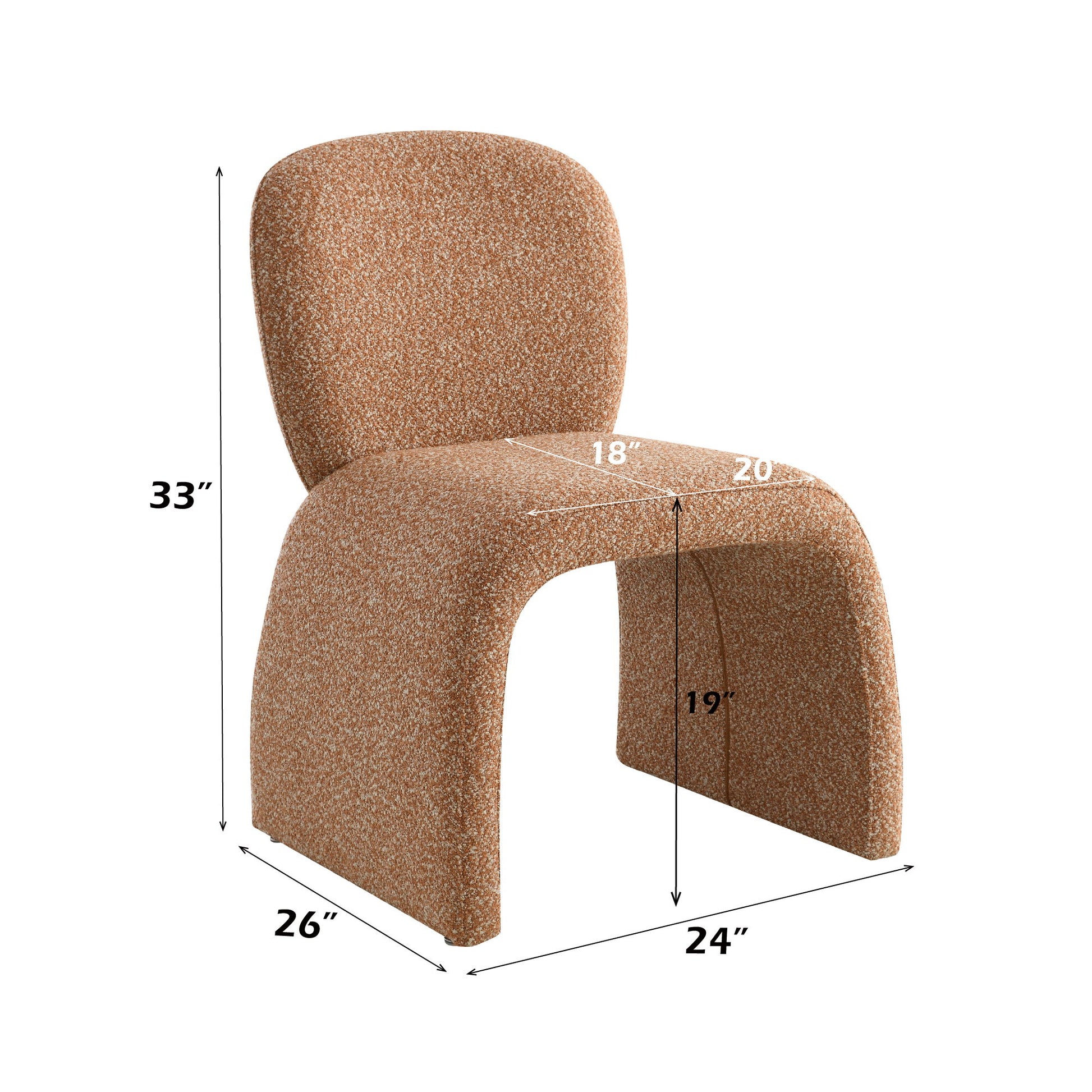 Luke - Accent Chair (Set of 2) - Brown Acme