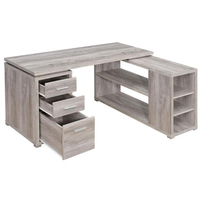 Yvette - 3-Drawer L-Shape Computer Desk CoasterEveryday
