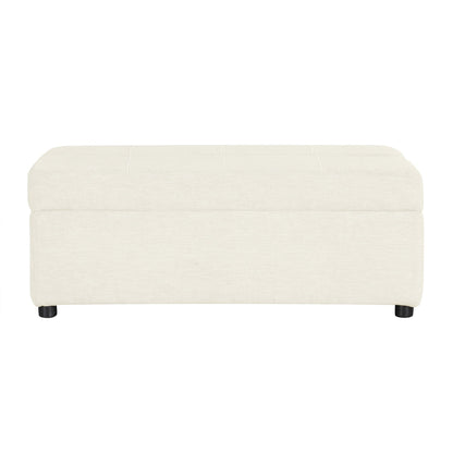 Twin Size Folding Ottoman Sleeper Bed With Mattress Convertible Guest Bed Hearth and Haven