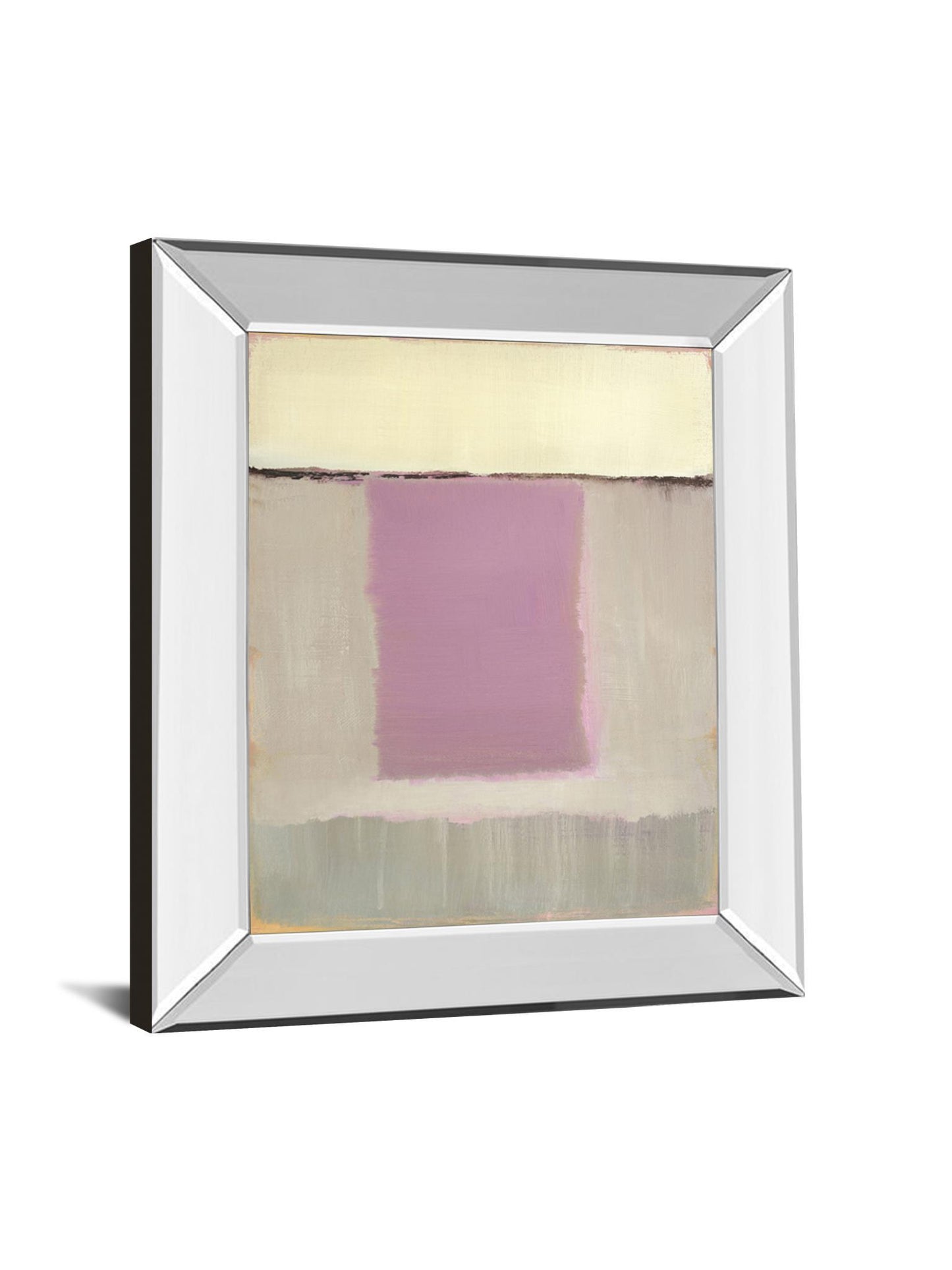 Twilight Il By Caroline Gold - Mirror Framed Print Wall Art - Purple