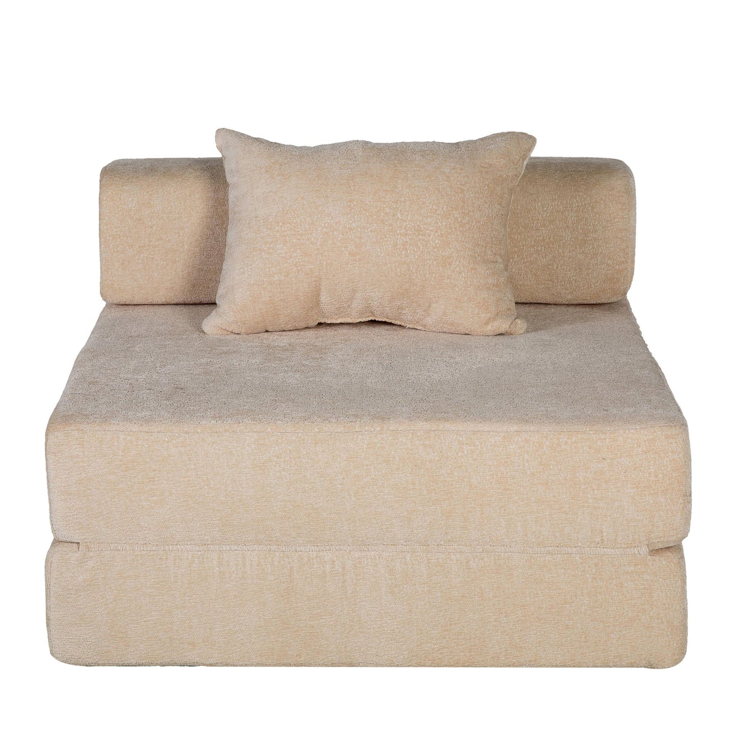 Convertible Floor Sofa Bed With Fixed Shape Frame For Living Room Home Essentials