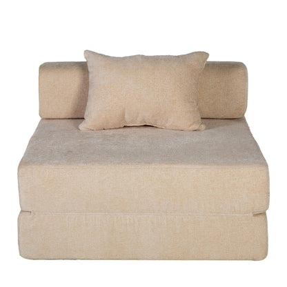 Convertible Floor Sofa Bed With Fixed Shape Frame For Living Room Home Essentials