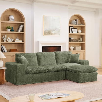 Sectional Sofa With Moveable Ottoman Home Essentials