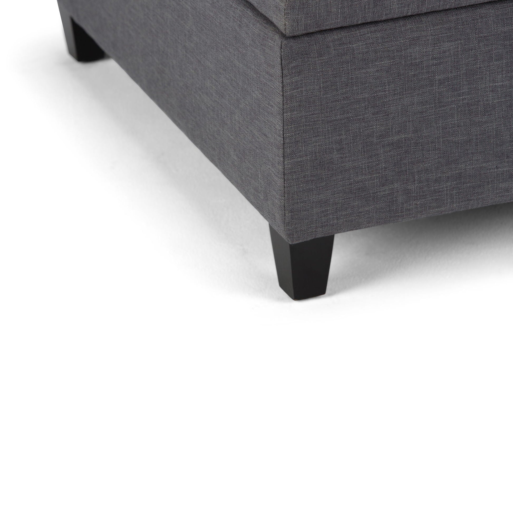 Ellis - Coffee Table Storage Ottoman Contemporary Design Simpli-Home