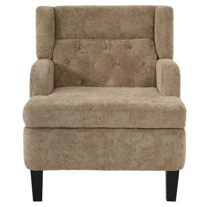 Modern Tufted Upholstered Accent Chair For Living Room Noble House