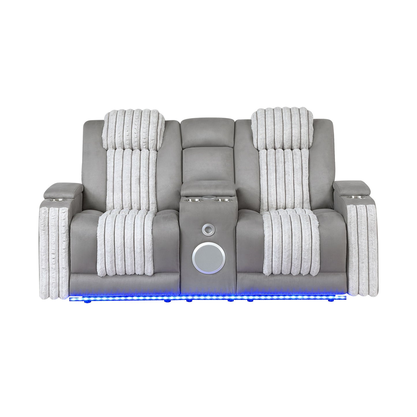 Duran - Power Reclining Loveseat With Power Headrest Global Furniture USA