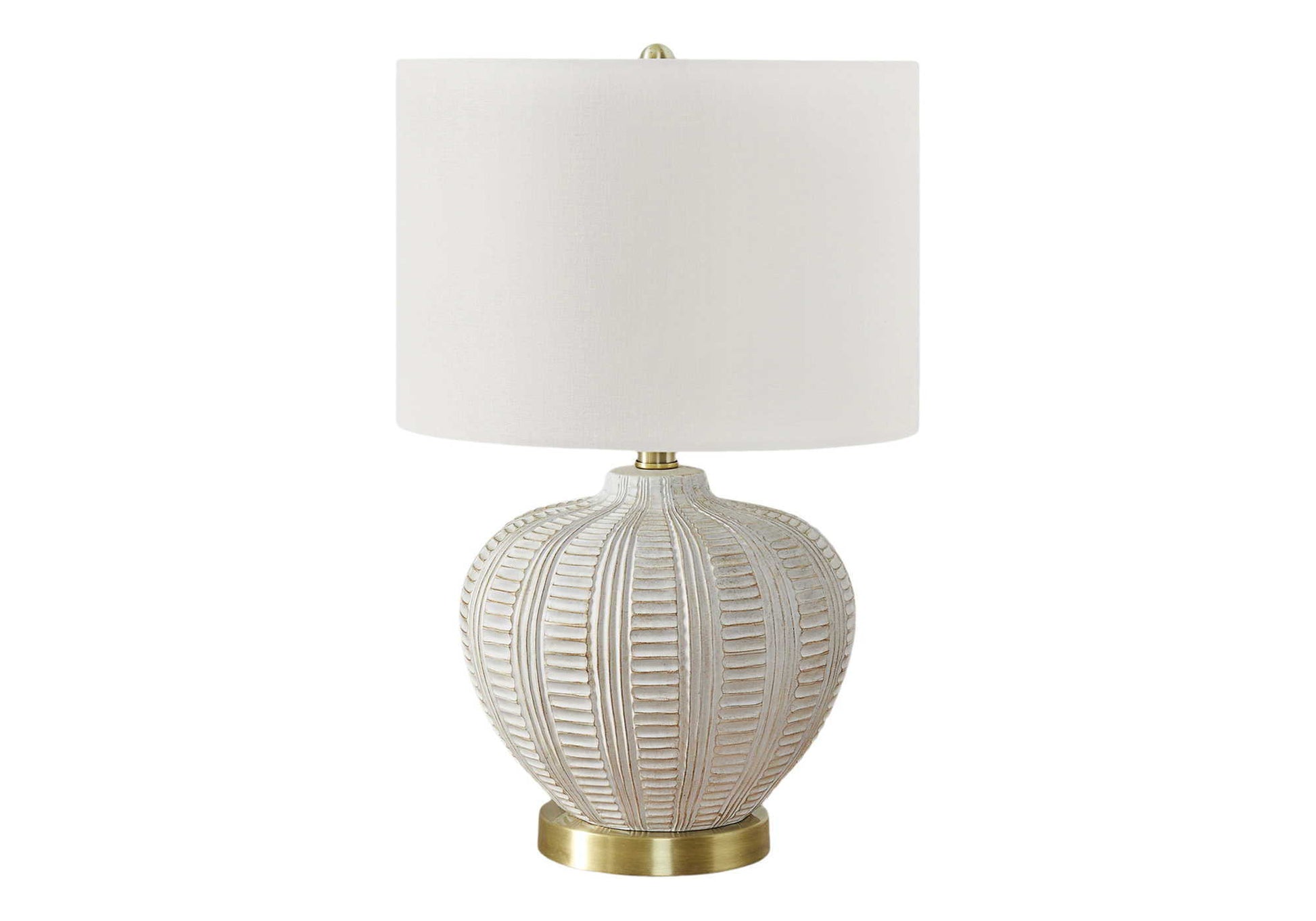 Transitional Lighting, Table Lamp, Resin - Cream 8th Street