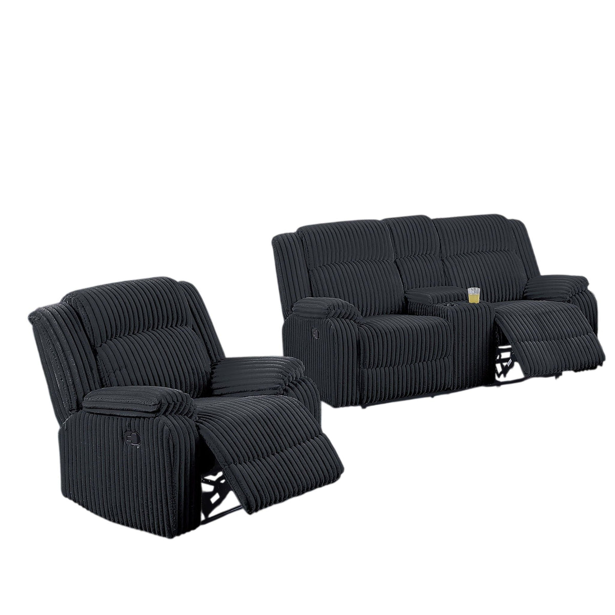 Motion Recliner Chair Set, Living Room Furniture Home Essentials