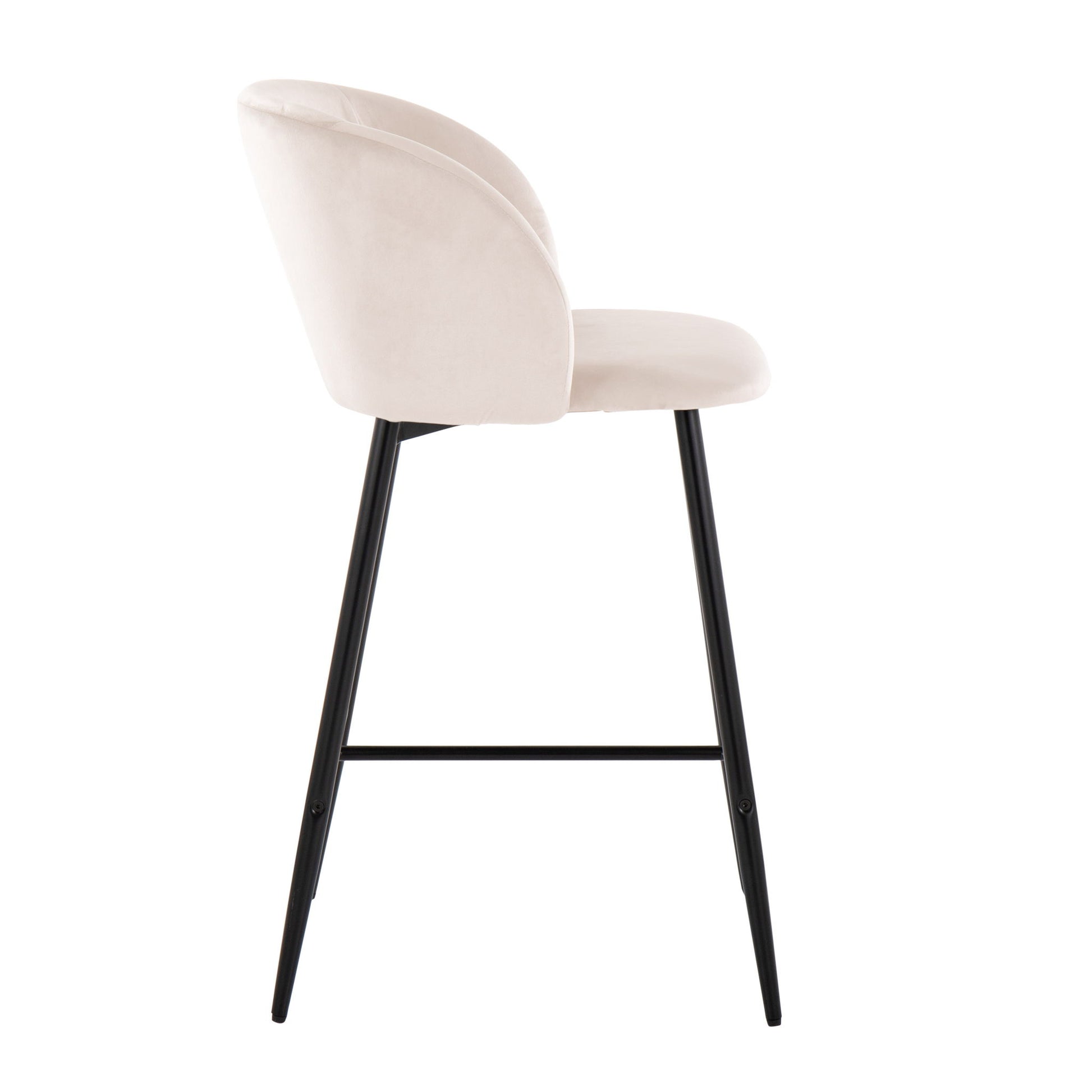 Fran - Contemporary Fixed Height Counter Stool (Set of 2) Lumi Source