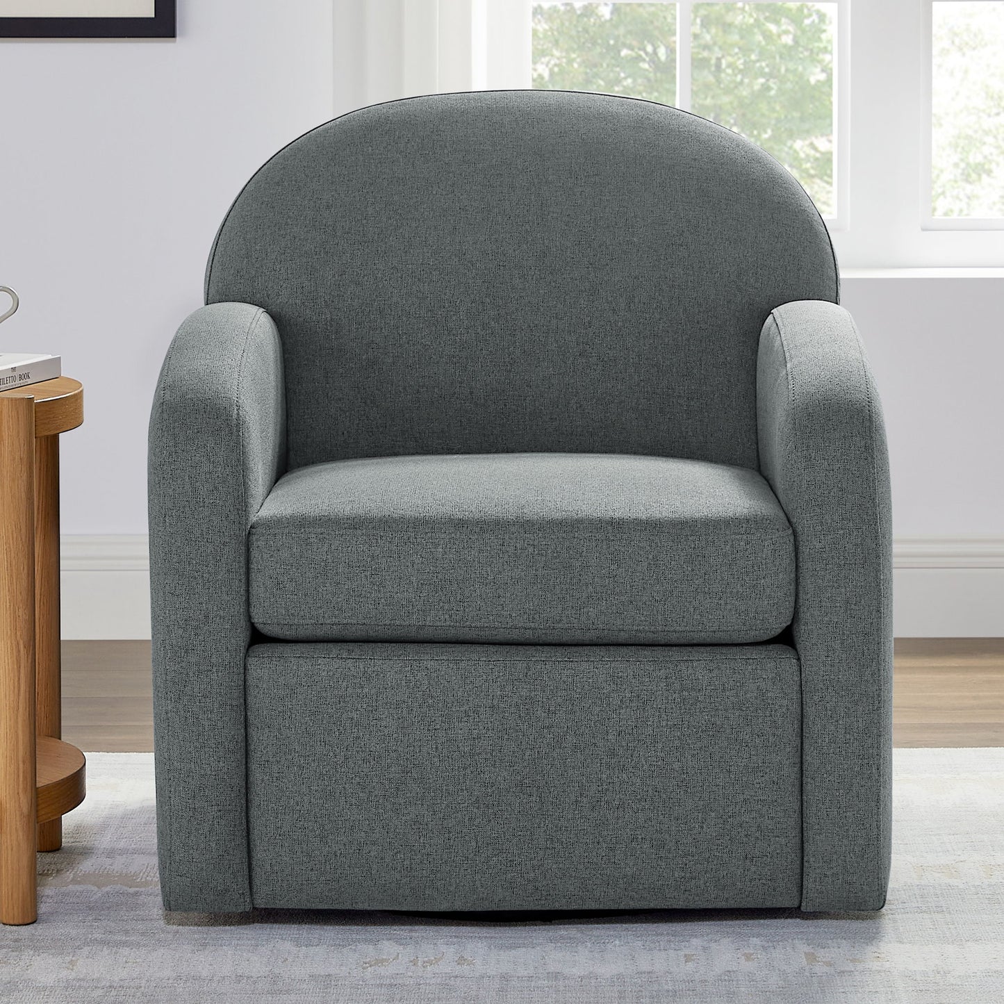 Eddie - Modern Swivel Chair With 360 Degree Functionality Ridgecrest Home