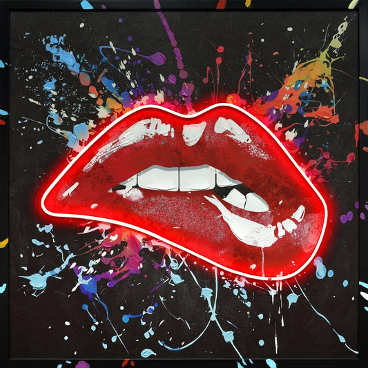 Vivid Desire - 33" x 33" Framed Wall Art Classy Art