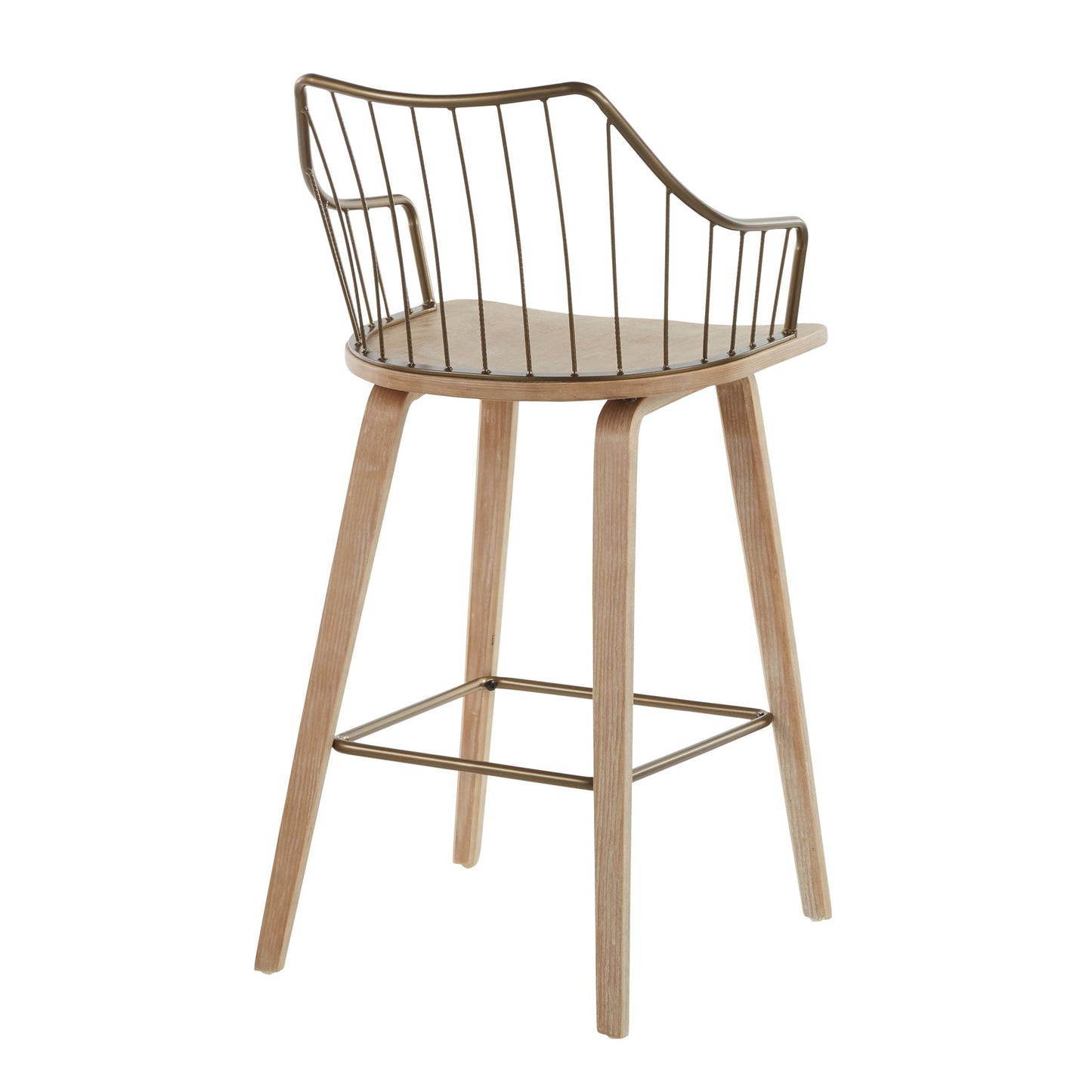Winston - Farmhouse Counter Stool Lumi Source