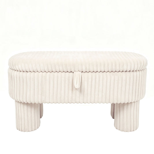 Modern Storage Ottoman Bench For Living Room Noble House