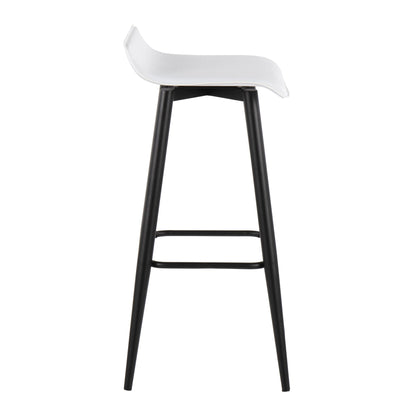 Ale - Contemporary Fixed Height Bar Stool (Set of 2) Lumi Source
