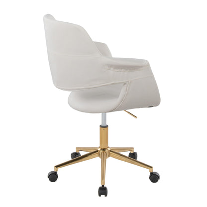 Vintage Flair - Mid Century Modern Office Chair Lumi Source