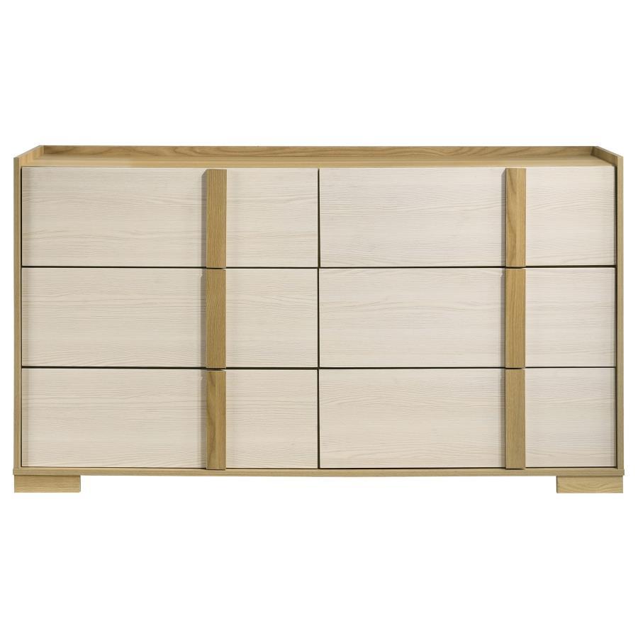 Hyland - 6-Drawer Dresser - Natural Coaster Fine Furniture
