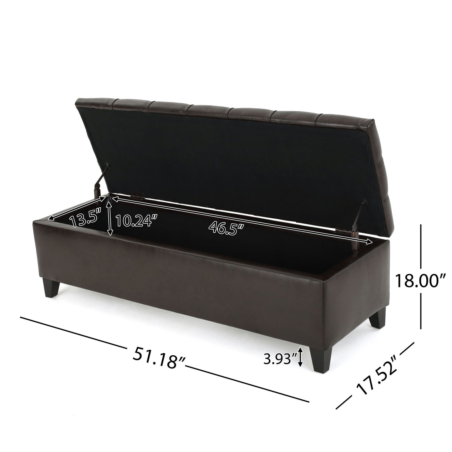 Ottoman Bench & Storage Noble House