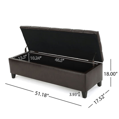 Ottoman Bench & Storage Noble House