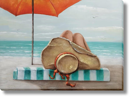 Sunlit Rest - 36" x 48" Framed Wall Art Classy Art