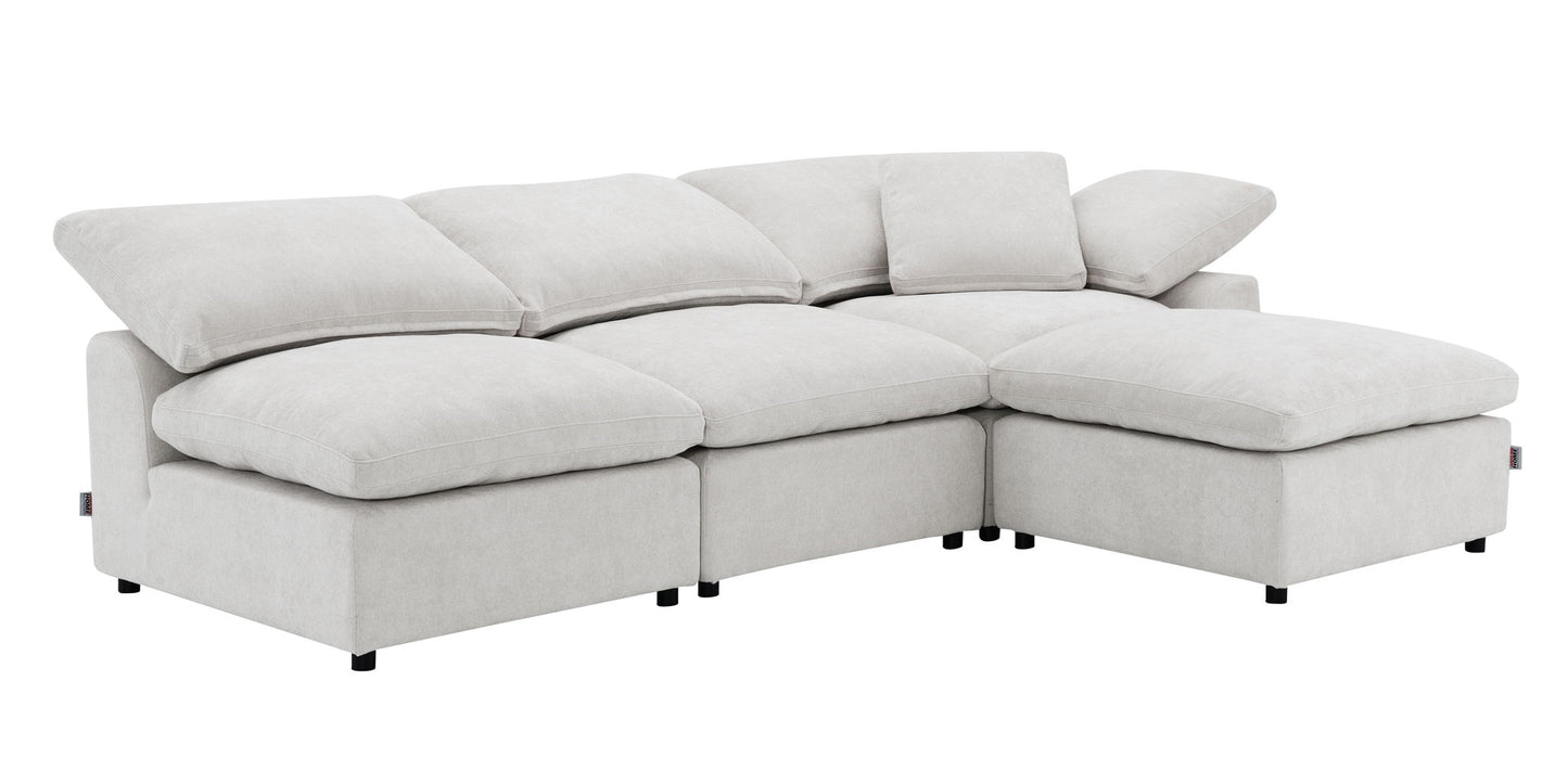 Naveen - Modular Sectional With Ottoman Acme