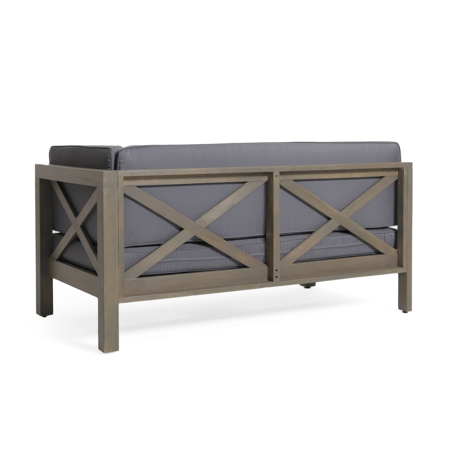 Brava - X Back Corner Bench Noble House