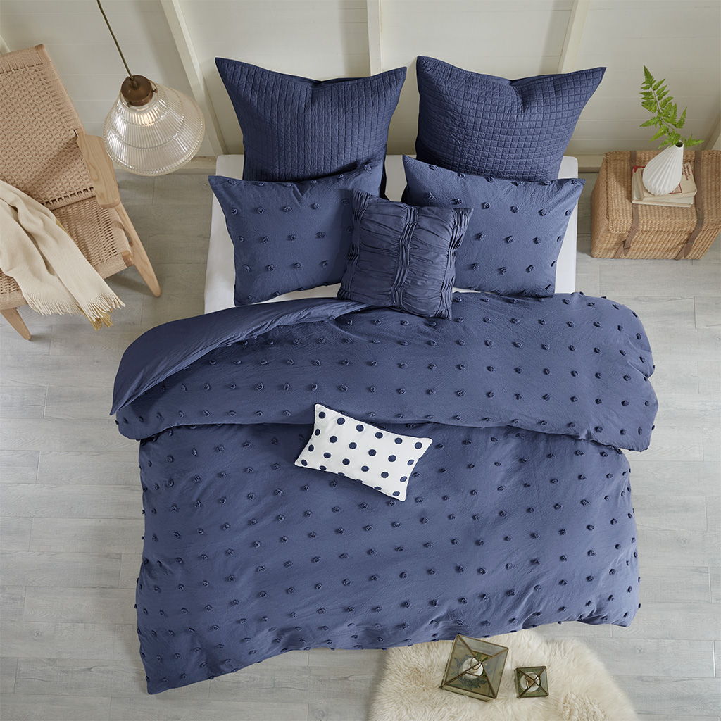 Brooklyn - Duvet Cover Set - Indigo Blue