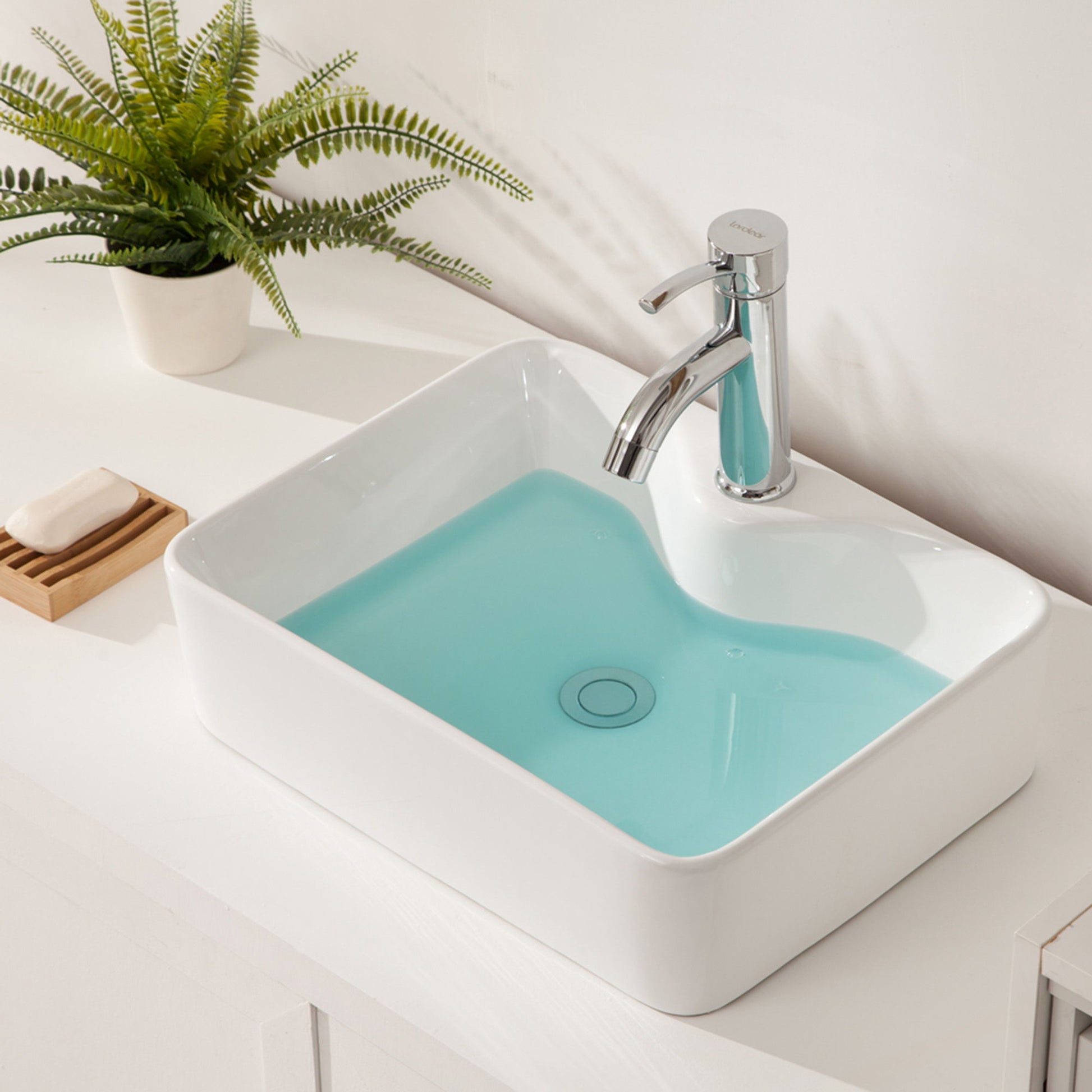 Modern Ceramic Rectangular Vessel Bathroom Sink With Sleek Design Daily Nest