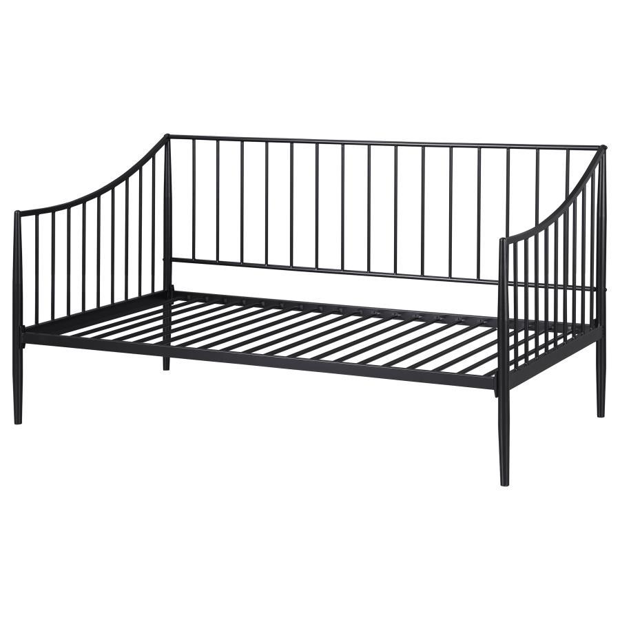 Newbury - Metal Twin Daybed Bed Frame - Matte Black Coaster Fine Furniture