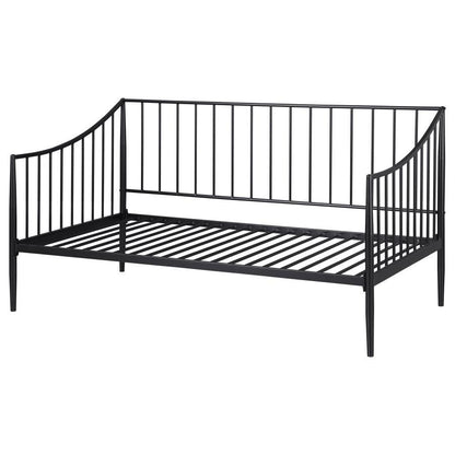Newbury - Metal Twin Daybed Bed Frame - Matte Black Coaster Fine Furniture
