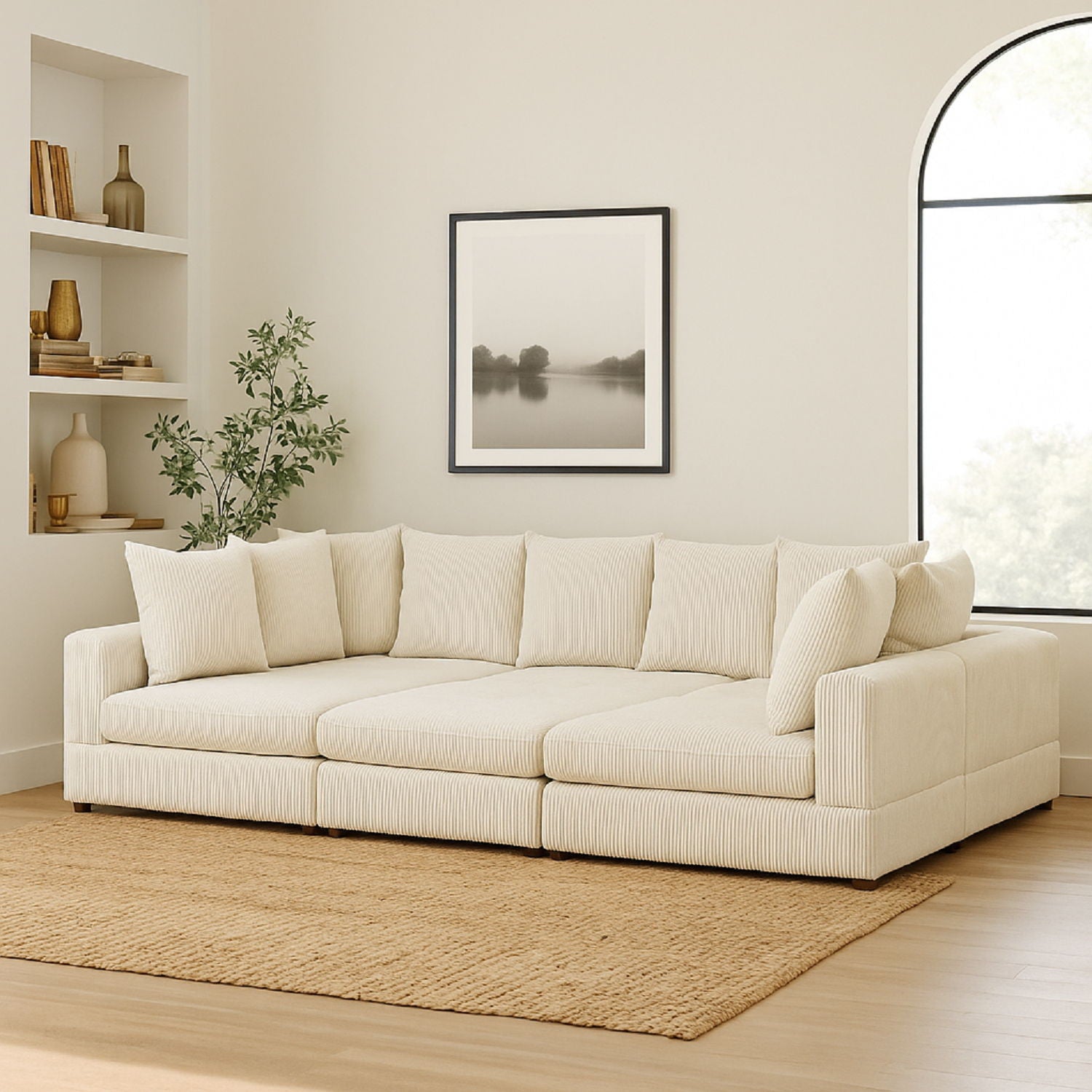 Haven - 6 Piece Modular Sectional The Soft House