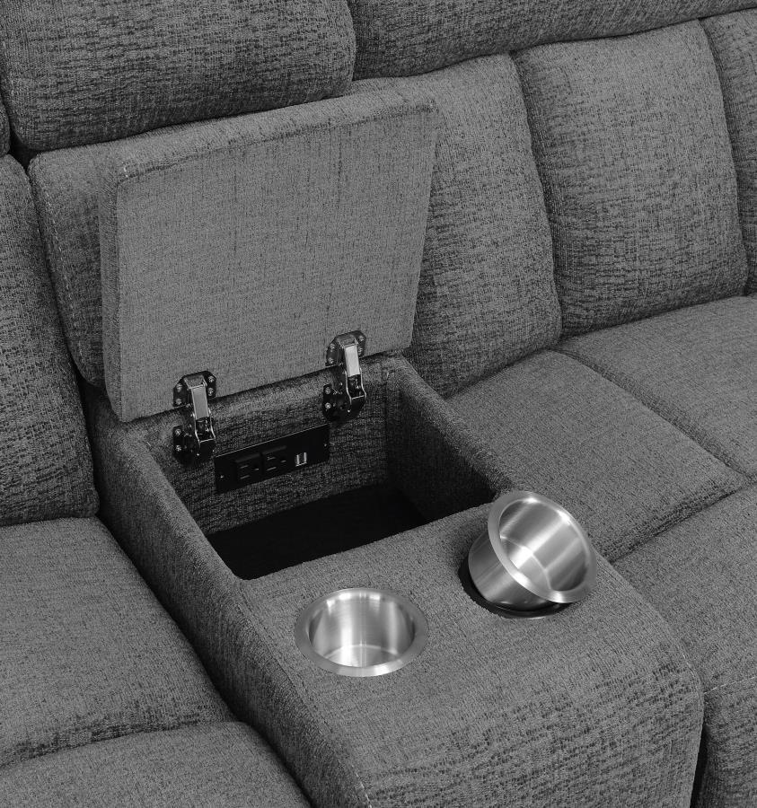 Bahrain - Upholstered Motion Loveseat CoasterEssence