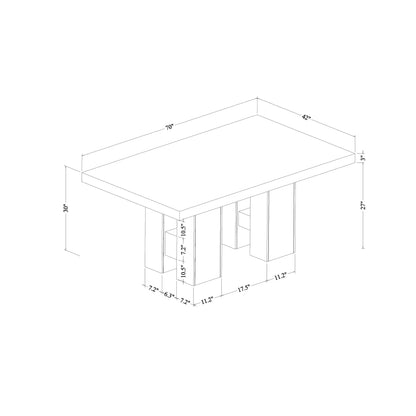 Jhoanna - Dining Table - Black Global Furniture USA