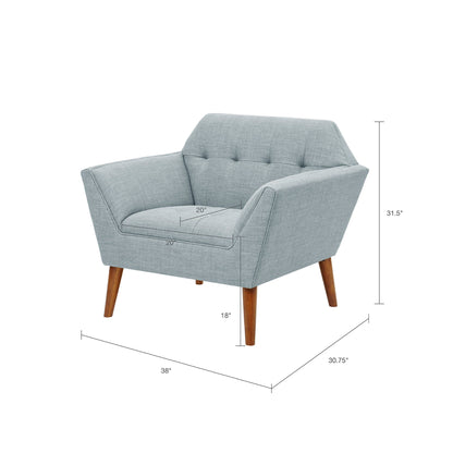 Modern Lounge Chair With Button Tufting JLA