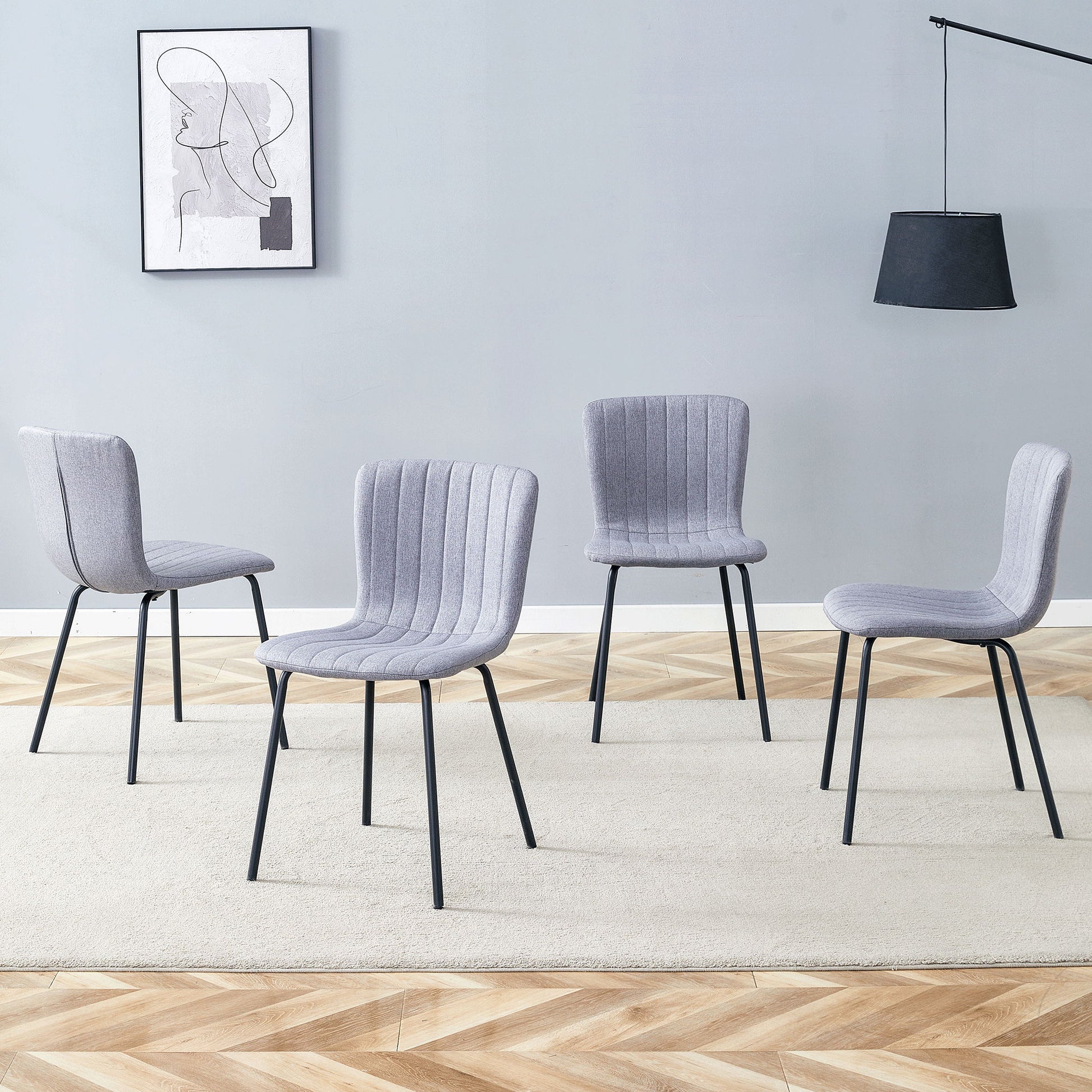 Luxury Minimalist Dining Chairs (Set of 4) Home Essentials