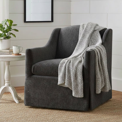 Luisa - Skirted Swivel Accent Chair Ridgecrest Home