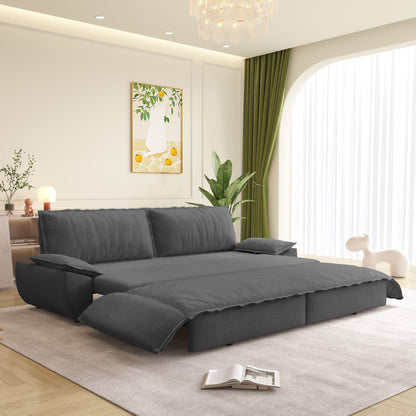 Queen Pull Out Bed, 3 In 1 Convertible Sleeper Sofa Home Essentials
