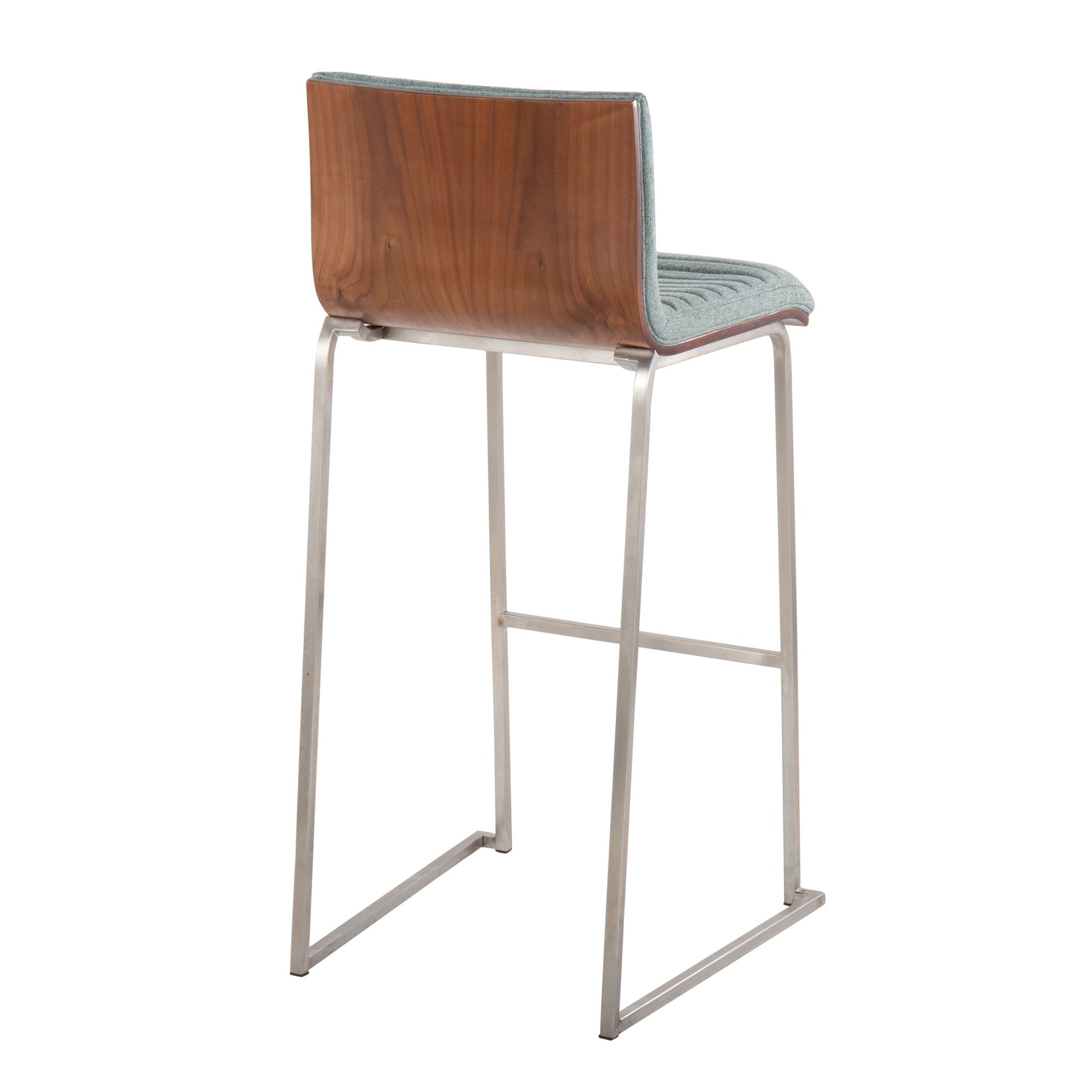 Mason Mara - Contemporary Fixed Height Barstool (Set of 2) Lumi Source