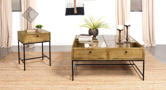 Stephie - Square Coffee And End Table Set Coaster Fine Furniture