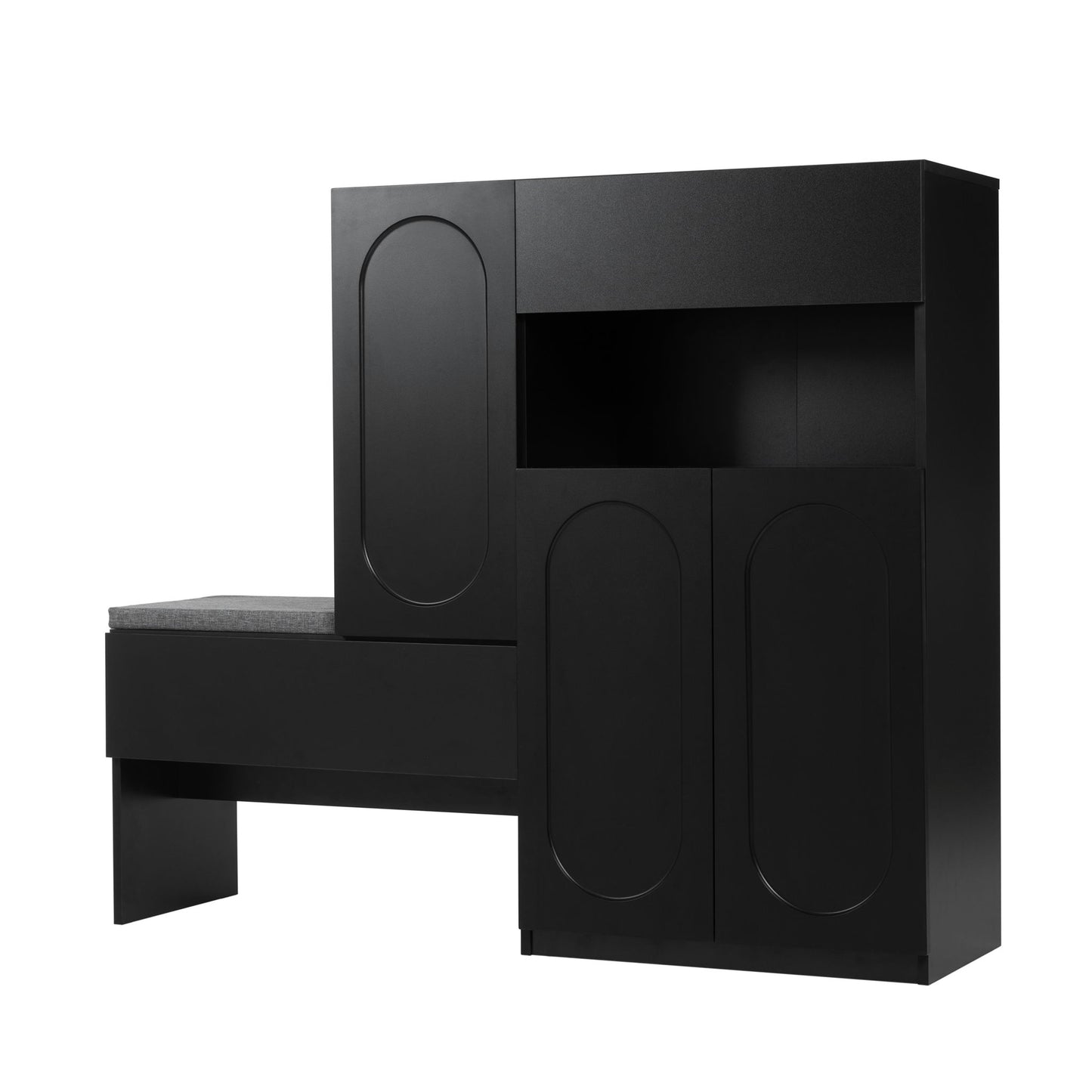 Elegant 2 In 1 Shoe Cabinets With Soft Cushion Versatile Shoe Rack Organizer With Adjustable Shelves Daily Nest