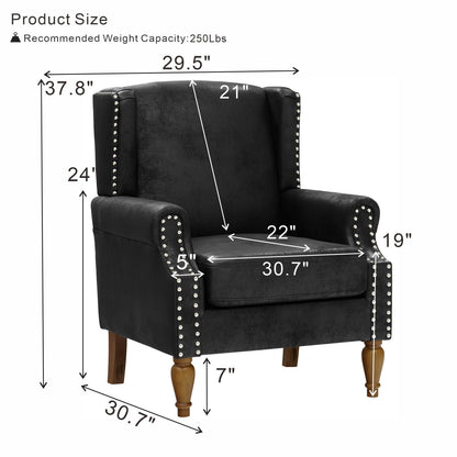 Decorative Chair With Stud Detailing Home Essentials