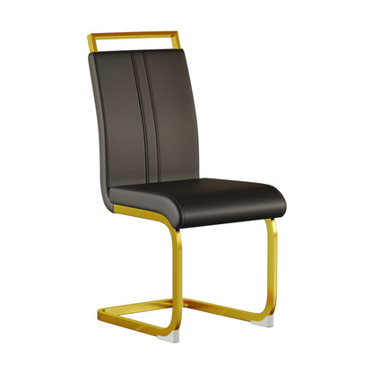 Side Dining Room Chair, Padded Seat High Back Home Essentials
